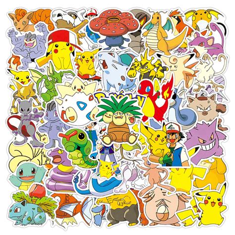 Pokémon Set De 100 Stickers