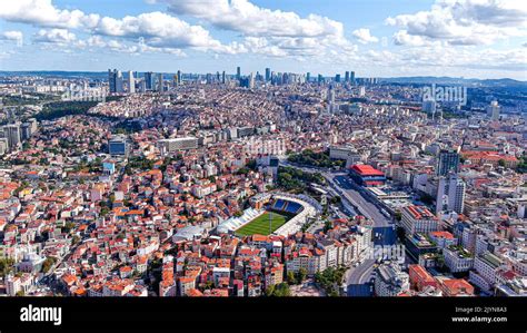 Istanbul cityscape aerial photo of Recep Tayyip Erdogan Stadium Arena ...