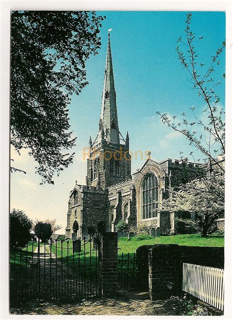 Essex Postcard Thaxted Parish Church Uk Churches Pow