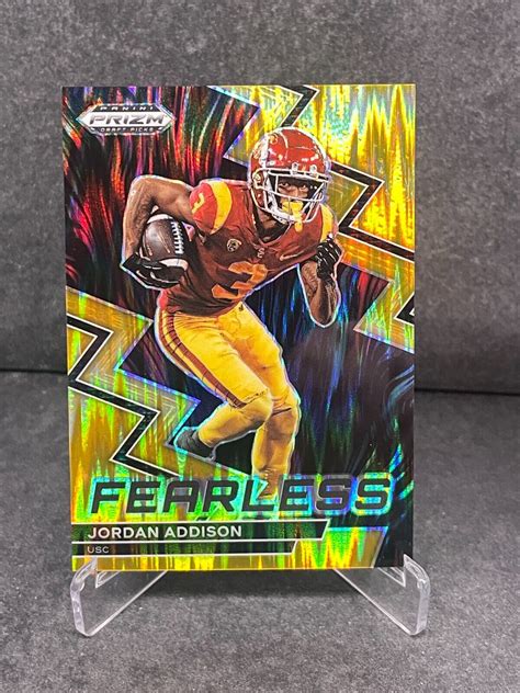 2023 Panini Prizm Draft Picks Fearless Gold Flash Prizm F 23 USC