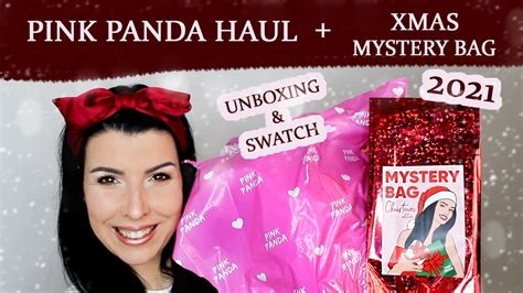 PINK PANDA KARÁCSONYI HAUL MYSTERY BAG Xmas Edition Unboxing