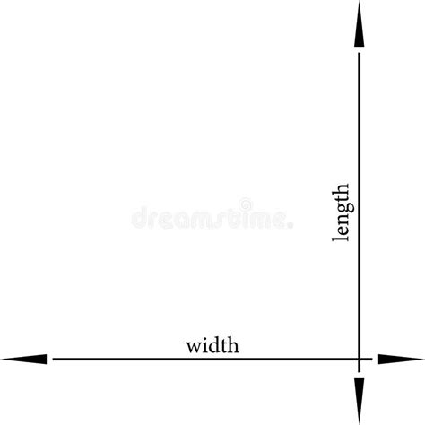 depth length width stock illustrations  depth length width stock
