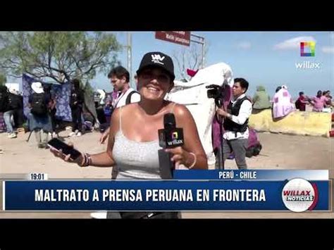 Video Willax Noticias Edici N Central Abr Maltrato A Prensa