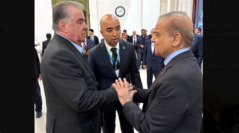 Shehbaz Sharif Emomali Rahmon Discuss Ways To Strengthen Pak Tajik Ties