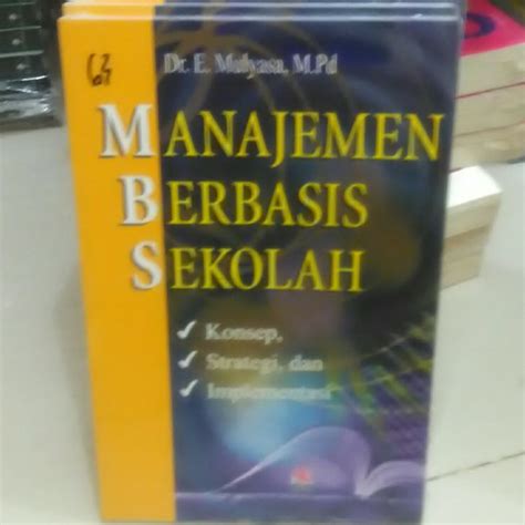 Jual Manajemen Berbasis Sekolah Di Lapak Ridha Bukalapak