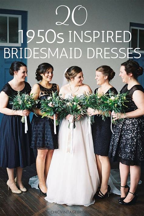 20 Beautiful 1950s Bridesmaid Dresses Chic Vintage Brides