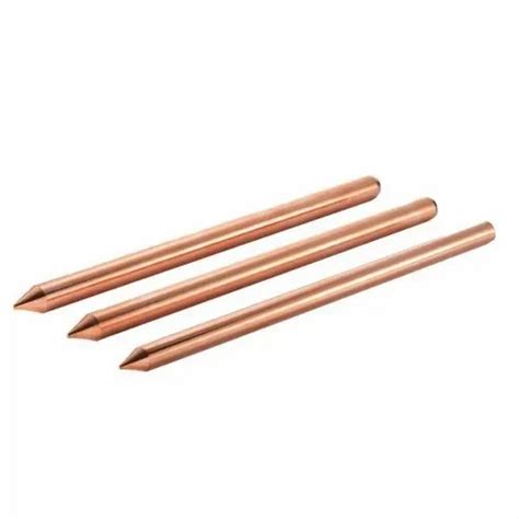 Copper Earthing Rod Mm X Mtr At Rs Copper Earthing Rod In