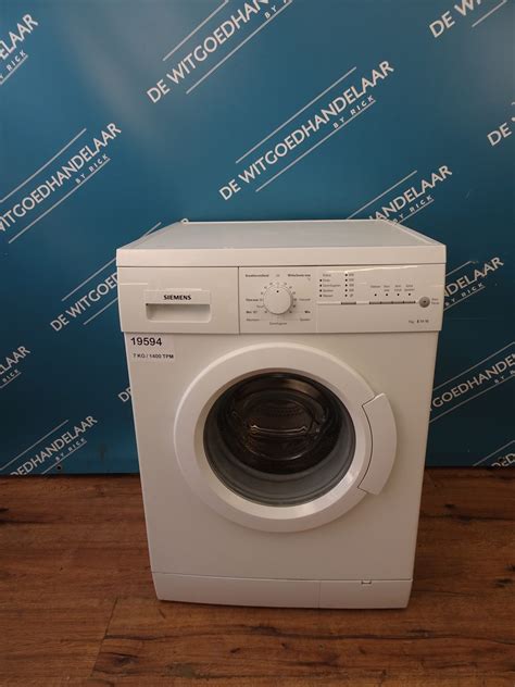 Wasmachine 7 Kg 1400 Toeren Siemens E14 16 De Witgoedhandelaar