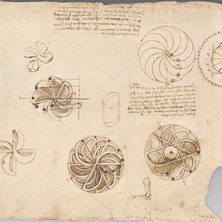 Leonardo da Vinci drawing, Codex Leicester from exhibition, Water as ...