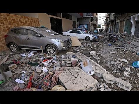 In Gaza Stadt Liegen Ganze Viertel In Tr Mmern Youtube