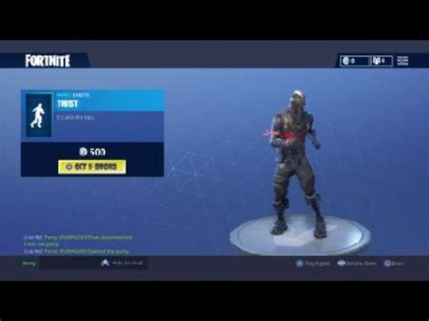 New Twist Emote Fortnite Item Shop Youtube