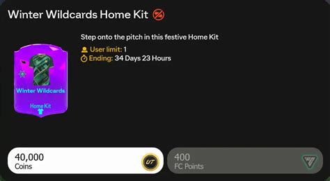 Ea Fc Winter Wildcards Kit It Up Objectives How To Get The Home Kit