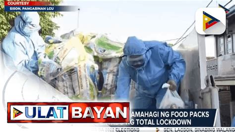 Sison Pangasinan Lgu Namahagi Ng Food Packs Sa Mga Apektado Ng Total