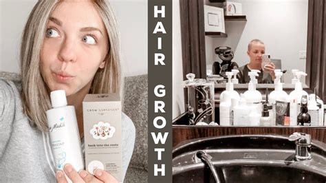 Products I Am Using To Grow My Hair Back After Chemo My Cancer Journey Youtube