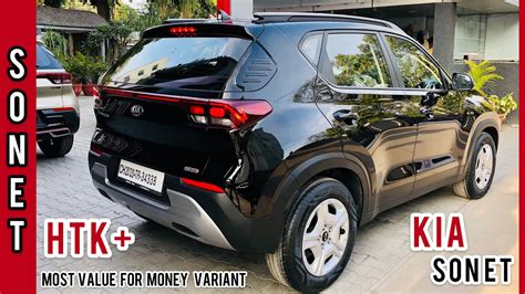 2021 Kia Sonet Htk Plus 🔥 Black Colour Turbo Petrol Walkaround