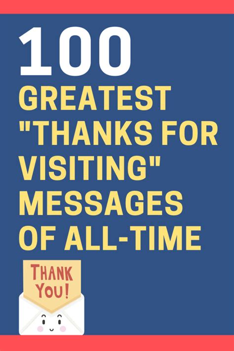 100 Best Thank You For Visiting Messages And Quotes