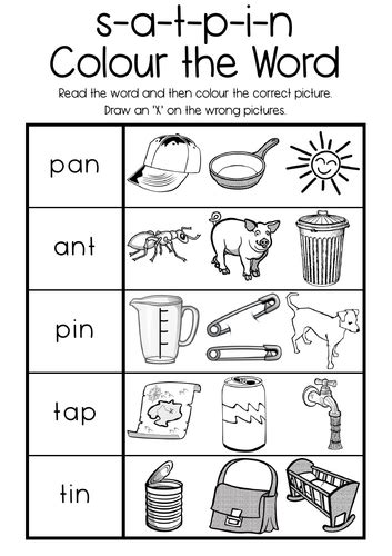 Sounds And Cvc Satpin Jolly Phonics Group 1 Teaching Resources