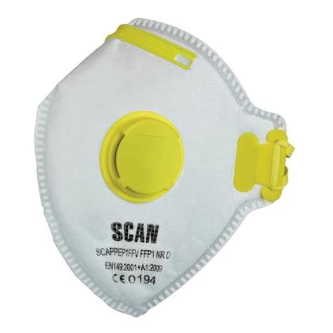 Scan Fold Flat Valved Disposable Mask Ffp Pack Of Hss Hire