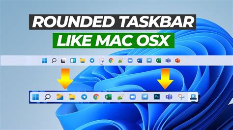 How To Customize Windows 11 Taskbar To Look Like Macos Dock Youtube Images