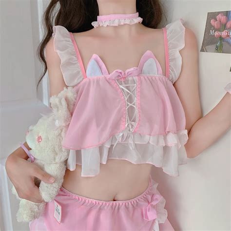 This Gorgeous And Girly Neko Maid Inspired Lingerie Set Is A Must Have