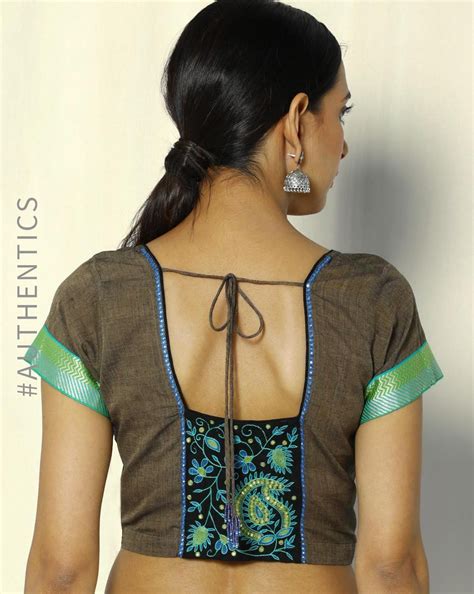 Simple Blouse Back Neck Designs For Cotton Sarees Girl Cheap Online