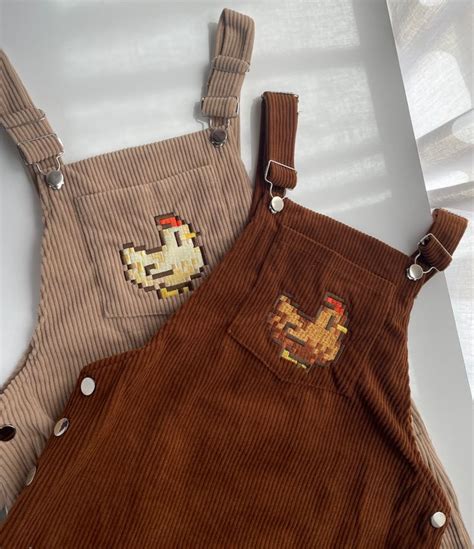 Pinafore Dress Chicken Stardew Valley Outfit Accessories Really Cute