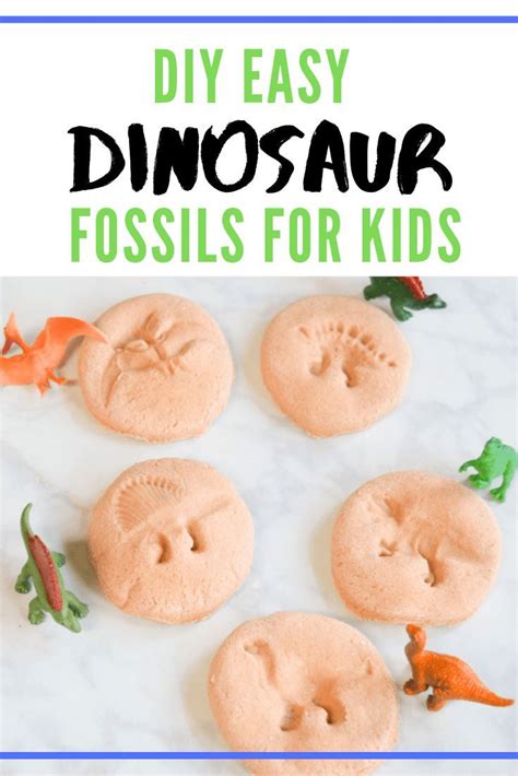 How To Make Your Own Homemade Dinosaur Fossils Fossils Dinosaur