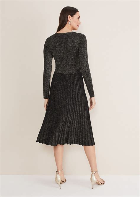 Jaycee Shimmer Knit Dress