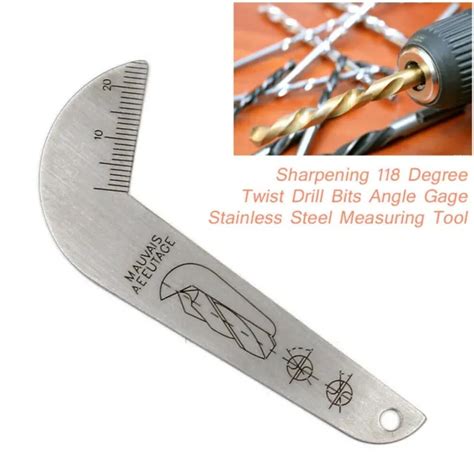 ENSEMBLE D OUTILS DE Mesure Jauge D Angle De Perceuse En Acier