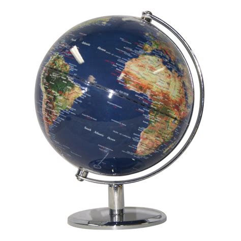 Dark Blue Ocean World Globe 30cm | world globe shop