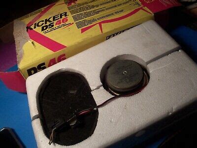 Used Kicker Ds Way Coaxial Speakers X Inch Rms W Peak W Car