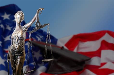 Premium Photo Gavel And Usa Flag Justice