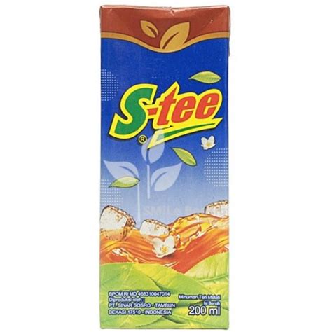 Jual S Tee S Tee Kemasan Kotak 200ml Minuman Teh Siap Minum 1Karton