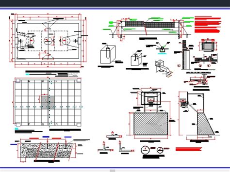 Plataforma Deportiva En Autocad Descargar Cad Kb Bibliocad