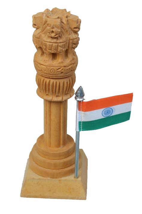 Wooden Ashok Pillar Flag Size Dimension Available X X Inch At