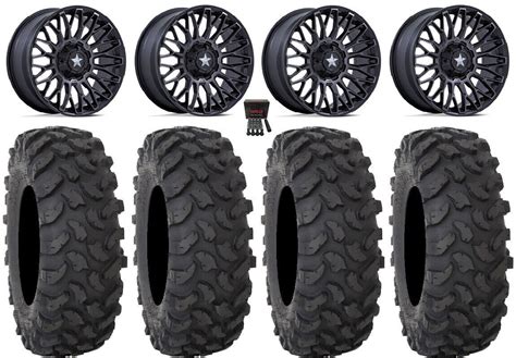 MSA Clubber 14 Wheels Black DDT 27 XTR370 Tires Can Am Maverick X3 EBay