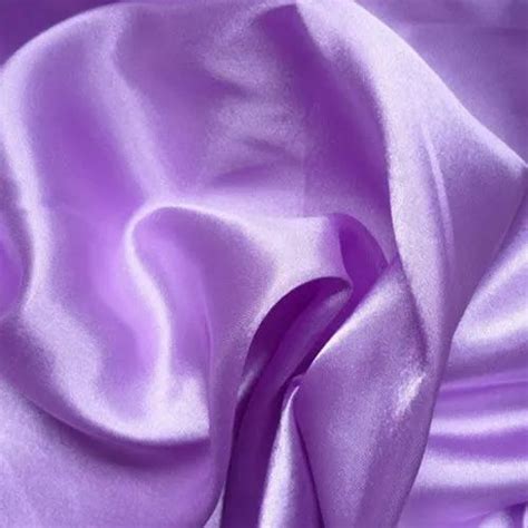 Purple Plain Polyester Satin Fabric Packaging Type Roll Gsm 100 150 Gsm At Rs 76meter In