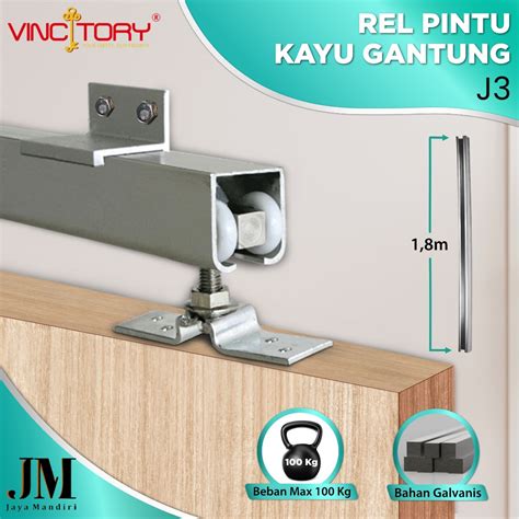 Jual Vincitory Rel Pintu Kayu Gantung Rel Pintu Geser 471 Shopee