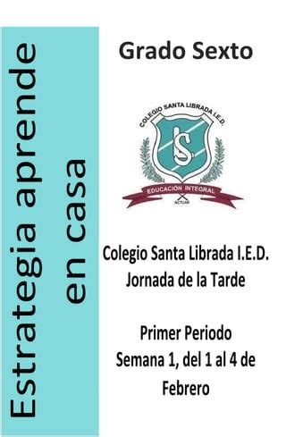 Guía Sexto Semana 1 2021 PDF