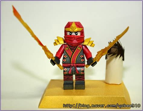 YOBEE S LEGO MINI FIGURE PAPER CRAFT Lego Ninjago 2013 Suit Paper Craft