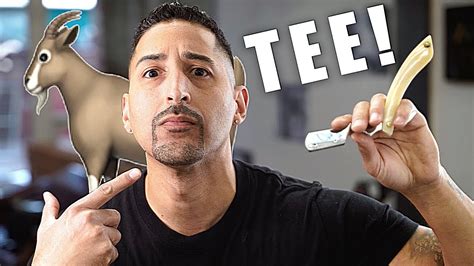 How To Shape Your Goatee With A Straight Razor Like A Pro Youtube