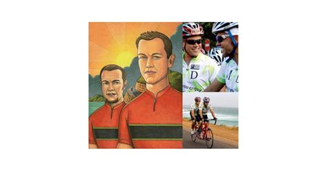 Matt and Kyle Damon in Bicycling Magazine | POPSUGAR Celebrity