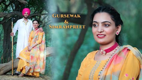 Gursewak Simranpreet Sangdi Sangdi Pre Wedding Song YouTube