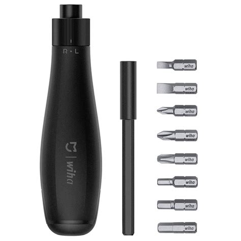 Xiaomi Mijia Wiha 8 in 1 Ratchet Screwdriver Black