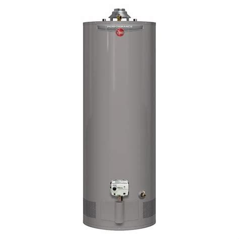 Rheem Performance Gal Tall Year Btu Natural Gas Tank Water