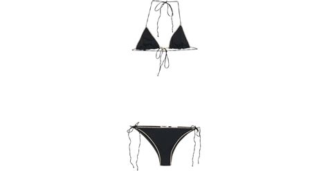 Oséree Ribbed Bikini in White Lyst UK