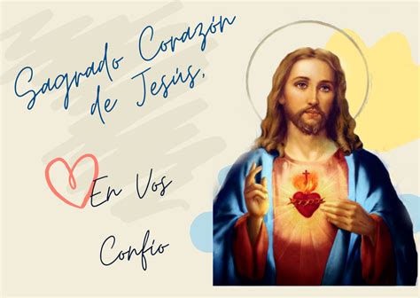 Santoral Católico SAGRADO CORAZÓN DE JESÚS EN VOS CONFÍO