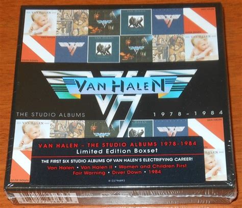 Cd Box Van Halen The Studio Albums 1978 1984 Frete Grátis