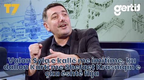 Valon Syla e kallë me imitime ku dallon Kurti me Shefqet Krasniqin e