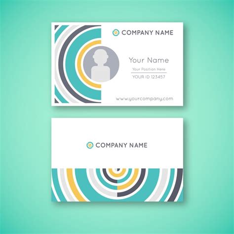 Premium Vector Business Company Card Template